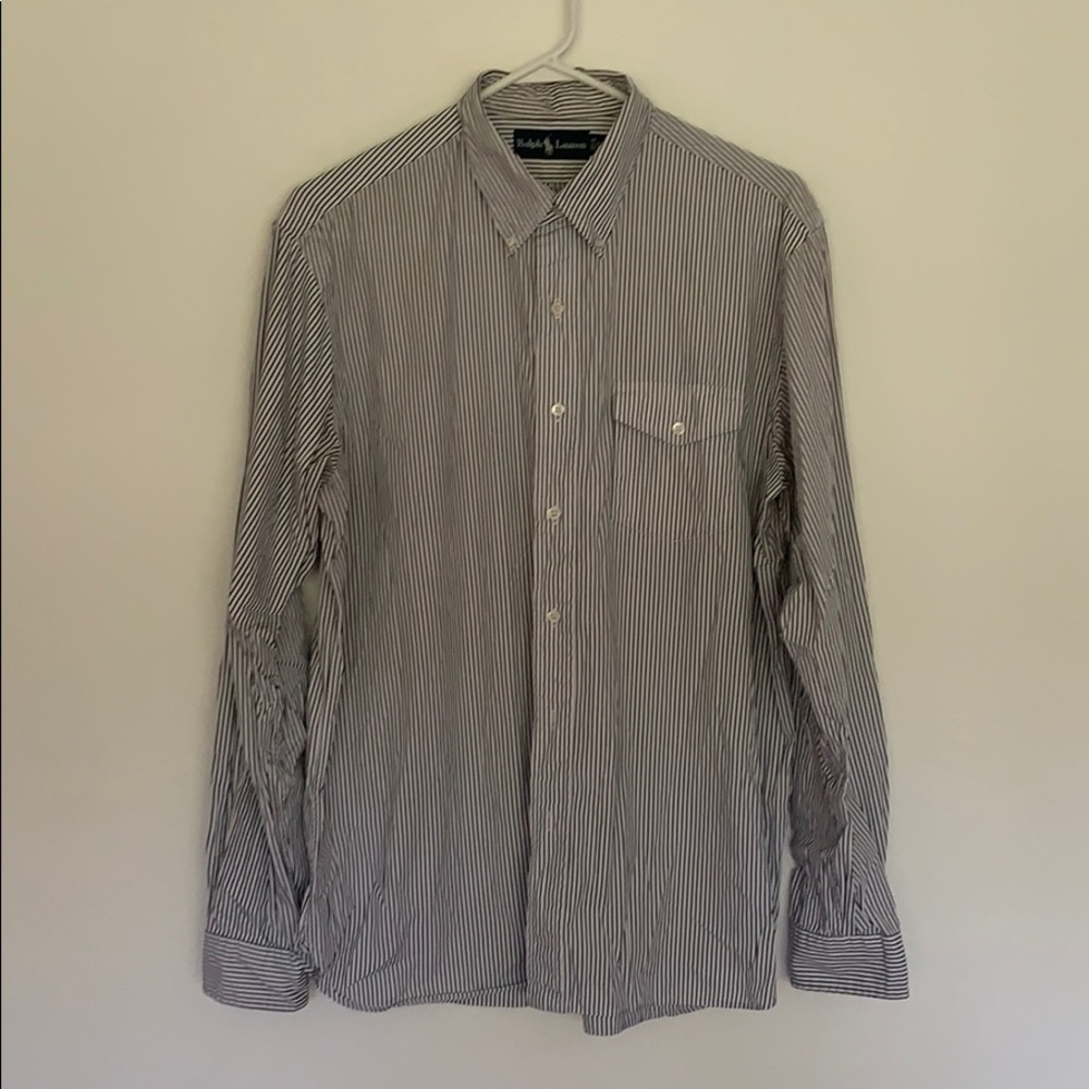 Ralph Lauren men’s button up shirt. Size L.